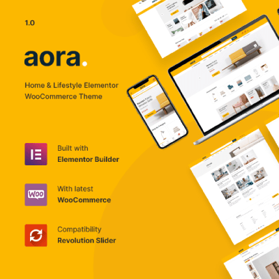 Aora &#8211; Home &#038; Lifestyle Elementor WooCommerce Theme