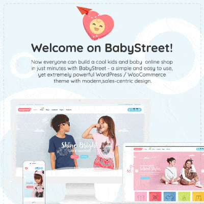 BabyStreet &#8211; WooCommerce Theme for Kids Toys and Clothes Shops