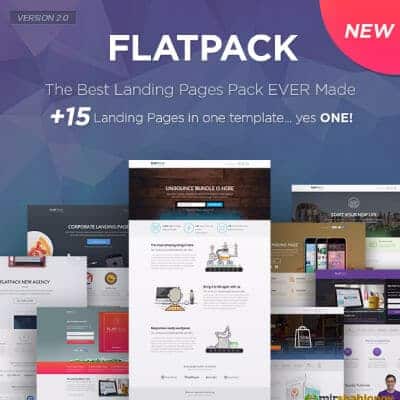 FLATPACK – Landing Pages Pack With Page Builder