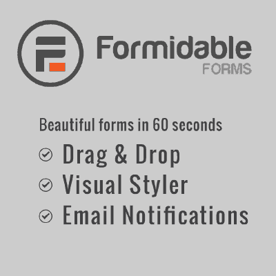 Formidable Forms Pro &#8211; WordPress Form Builder Plugin + Addon