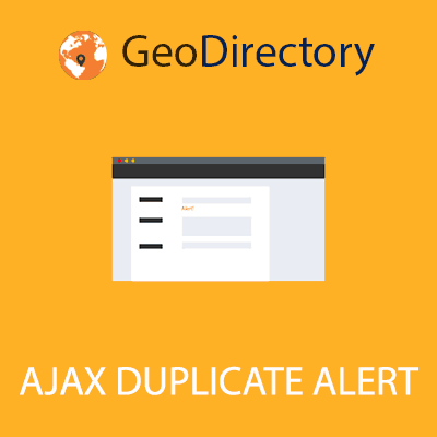 GeoDirectory Ajax Duplicate Alert