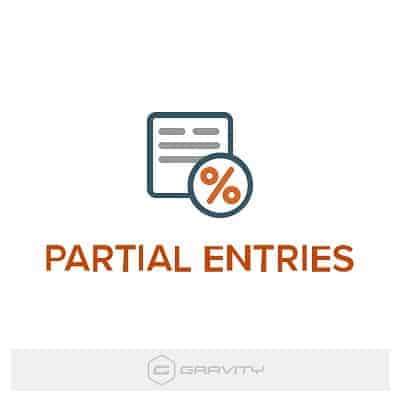 Gravity Forms Partial Entries Addon