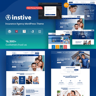 Instive &#8211; Insurance WordPress Theme