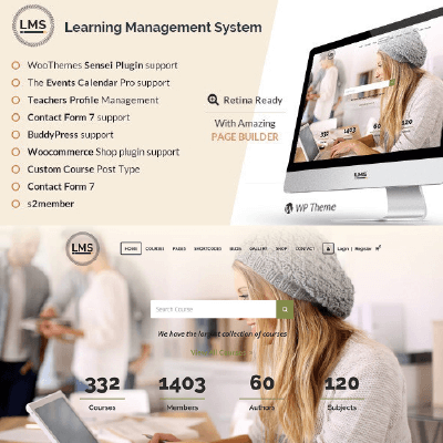 LMS | Learning Management System, Education WordPress Theme