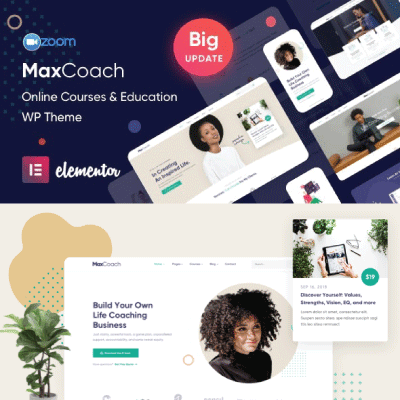 MaxCoach &#8211; Online Courses, Personal Coaching &#038; Education WP Theme