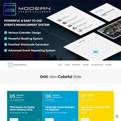 Modern Events Calendar – Responsive Event Scheduler &#038; Booking For WordPress