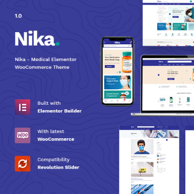 Nika &#8211; Medical Elementor WooCommerce Theme