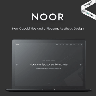 Noor &#8211; Minimal Multi-Purpose WordPress Theme, AMP &#038; RTL