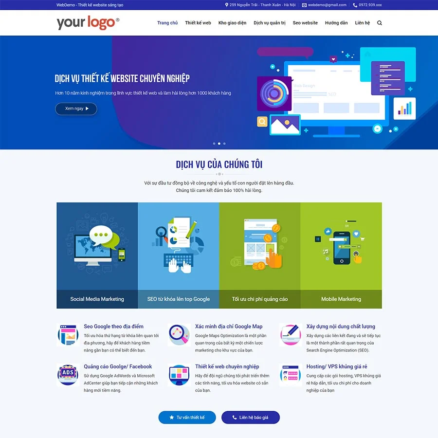 Theme WordPress công ty thiết kế website 05