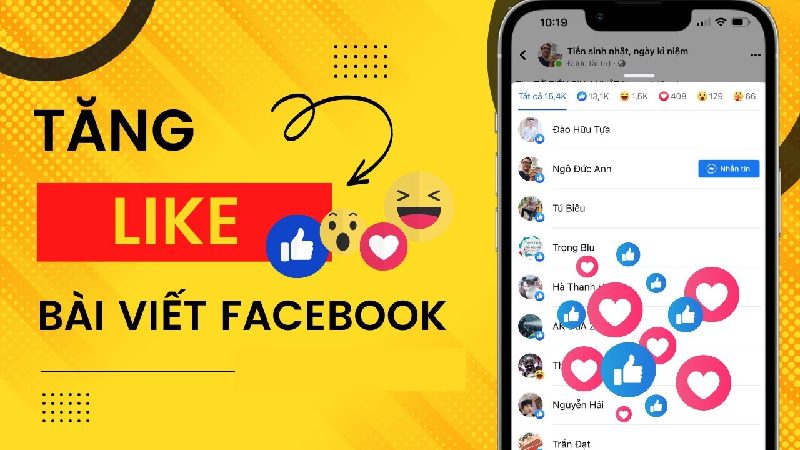 Tăng Like Bài Viết Facebook