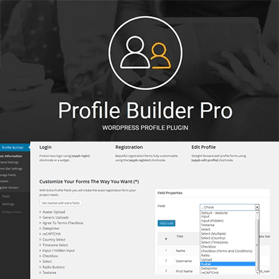 Profile Builder Pro – WordPress Profile Plugin