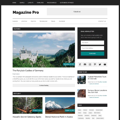 StudioPress Magazine Pro Genesis WordPress Theme