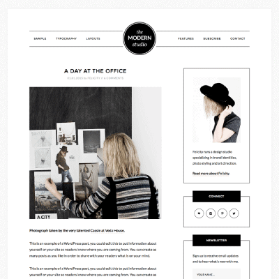 StudioPress Modern Studio Pro Genesis WordPress Theme