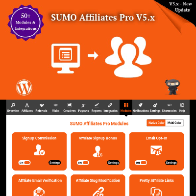 SUMO Affiliates Pro &#8211; WordPress Affiliate Plugin