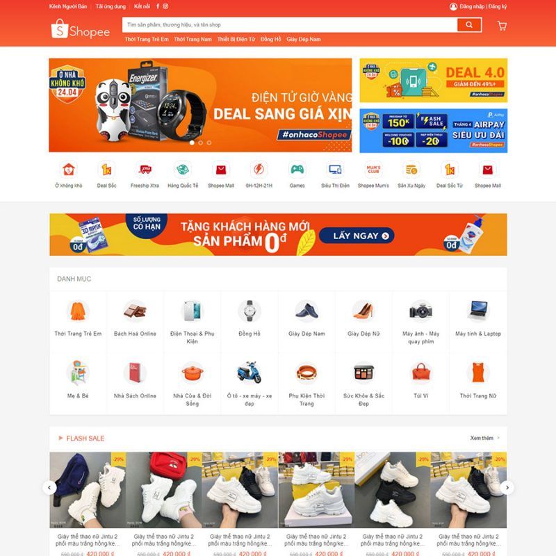 theme wordpress shopee