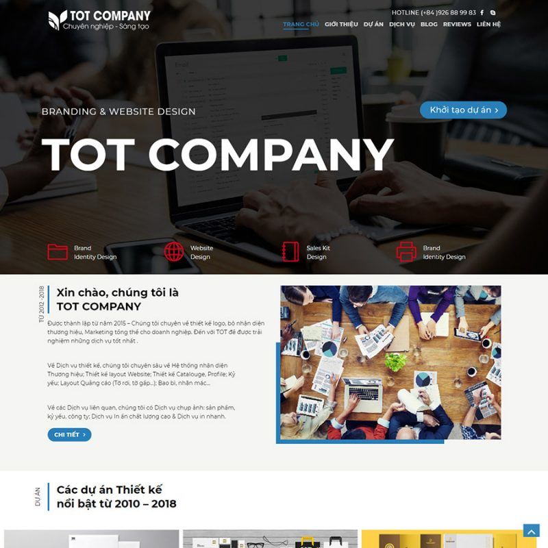 Theme wordpress giới thiệu công ty đẹp nhất 2021