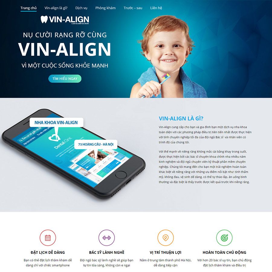 Theme wordpress dịch vụ nha khoa