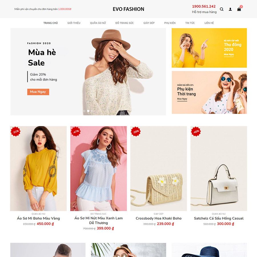 Theme wordpress thời trang 08