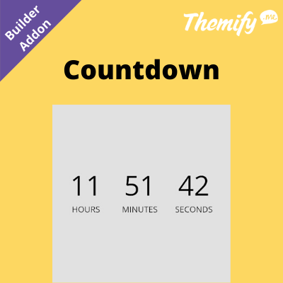 Themify Builder Countdown Addon