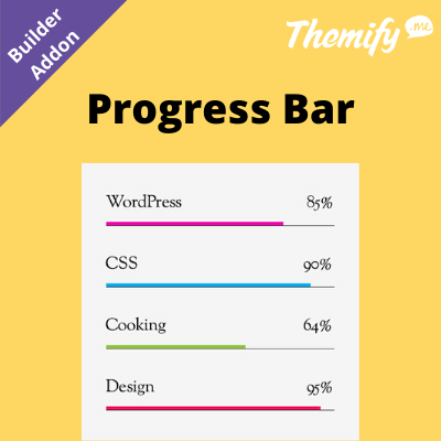 Themify Builder Progress Bar Addon