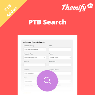 Themify Post Type Builder Search Addon