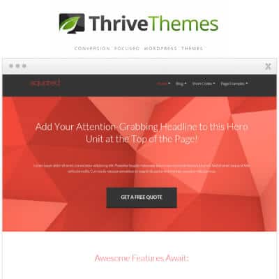 Thrive Themes Squared WordPress Theme