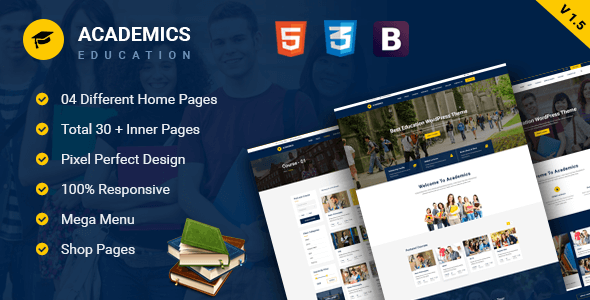 Academics - Education HTML Template