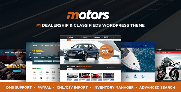 Motors - Car Dealer, Rental & Classifieds WordPress theme