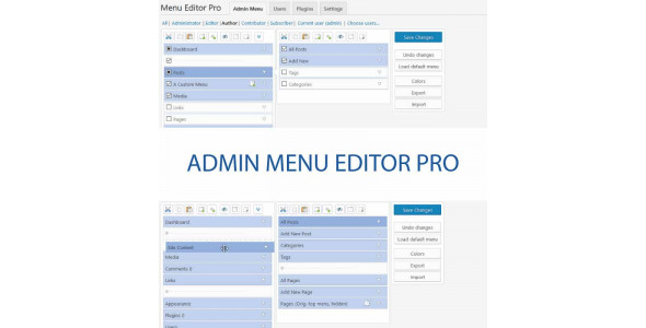 Admin Menu Editor Pro ( bao gồm addon)