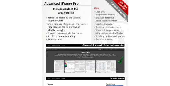 Advanced iFrame Pro