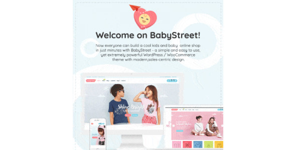 BabyStreet &#8211; WooCommerce Theme for Kids Toys and Clothes Shops