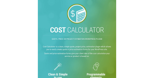 Cost Calculator WordPress Plugin