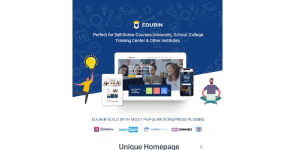 Edubin &#8211; Education LMS WordPress Theme