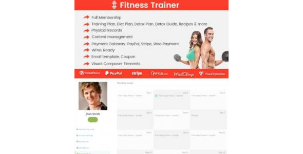 Fitness Trainer- Training Membership Plugin