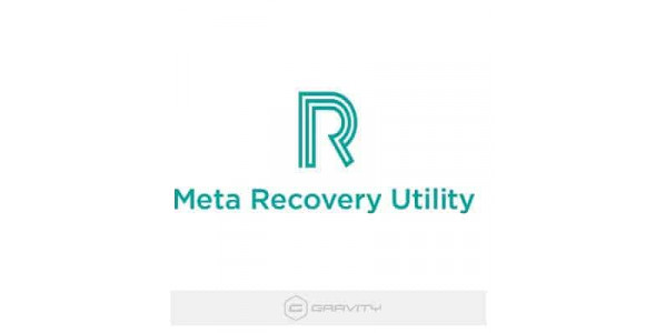 Gravity Forms Meta Recovery Utility Addon