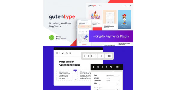 Gutentype | 100% Gutenberg WordPress Theme for Modern Blog