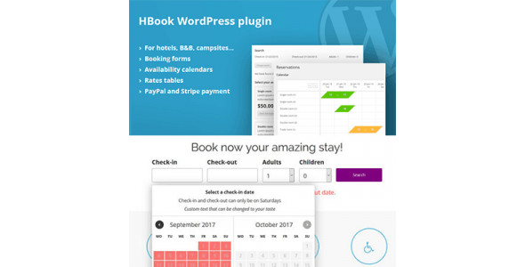 HBook – Hotel booking system – WordPress Plugin