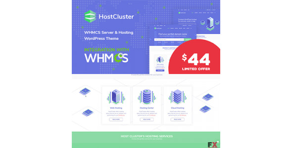 HostCluster – WHMCS Server &#038; Hosting WordPress Theme