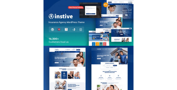 Instive &#8211; Insurance WordPress Theme