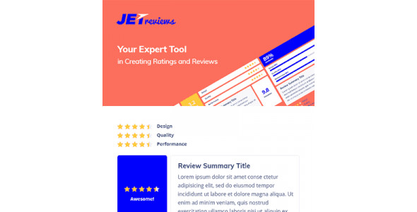 JetReviews – Reviews Widget for Elementor Page Builder