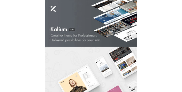 Kalium – Creative Theme for Professionals
