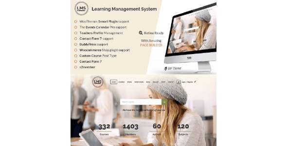 LMS | Learning Management System, Education WordPress Theme
