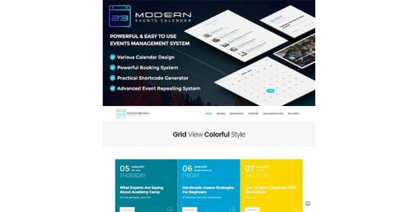 Modern Events Calendar – Responsive Event Scheduler &#038; Booking For WordPress