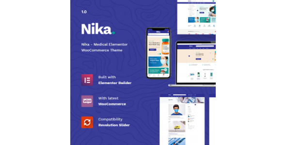 Nika &#8211; Medical Elementor WooCommerce Theme