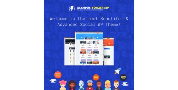 Olympus &#8211; Powerful BuddyPress Theme for Social Networking