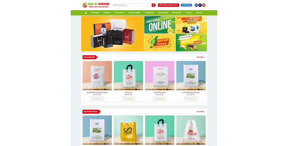 Theme WordPress xưởng in ấn 05