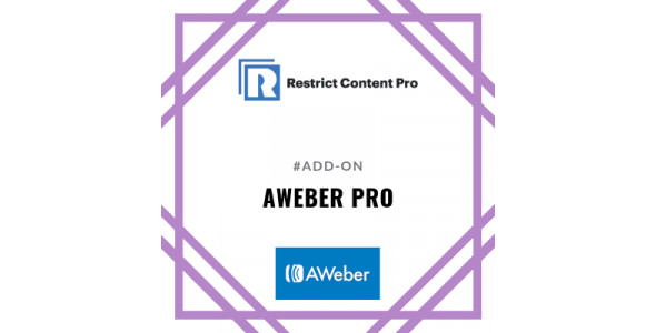 Restrict Content Pro AWeber Pro