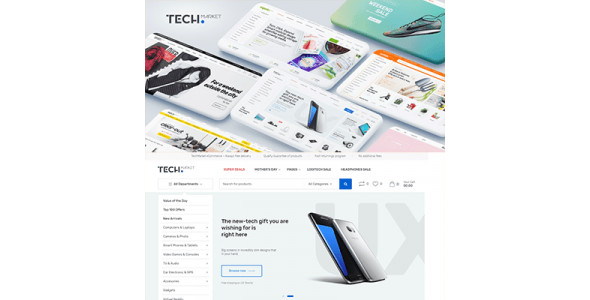 Techmarket – Multi-demo &#038; Electronics Store WooCommerce Theme