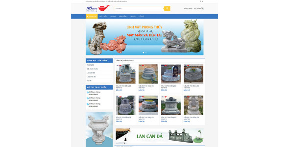 Theme wordpress bán bia đá