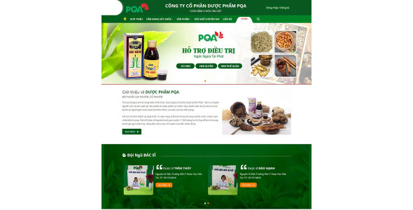 Theme wordpress bán thuốc nam 01